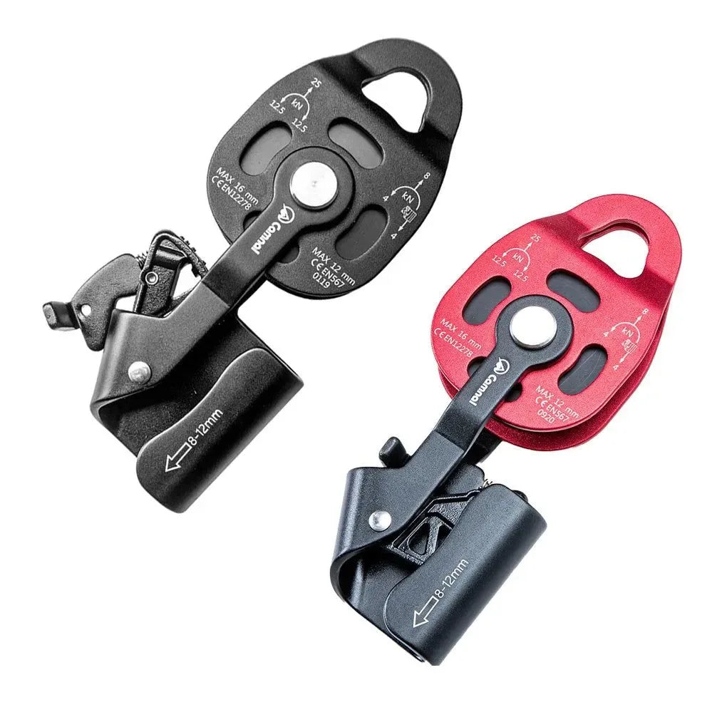 Heavy-Duty Climbing Pulley – Professional Ascender for Rock Climbing, Rescue & High-Altitude Transport - Trekker Essentials