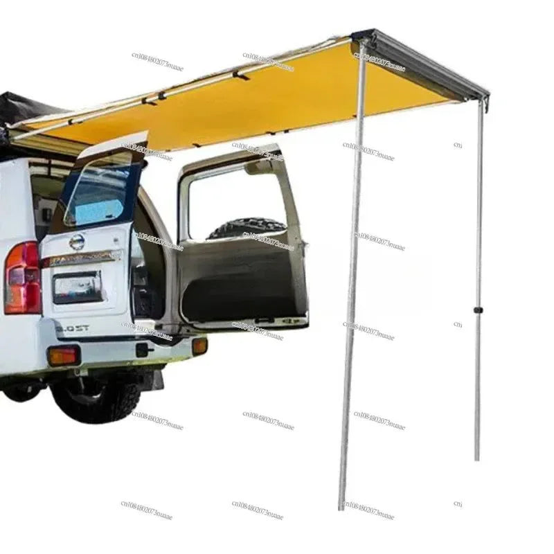 Heavy-Duty SUV Car Awning Canopy — Waterproof, Foldable, Drive-Away Tent for RV & Overland Camping, Travel Sun Shelter with Aluminum Poles - Trekker Essentials
