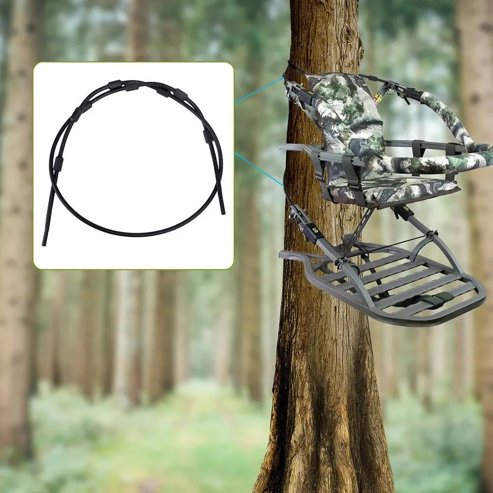 Heavy-Duty Tree Stand Replacement Cables - Adjustable Treestand Accessories (1/2-Piece Set) - Trekker Essentials