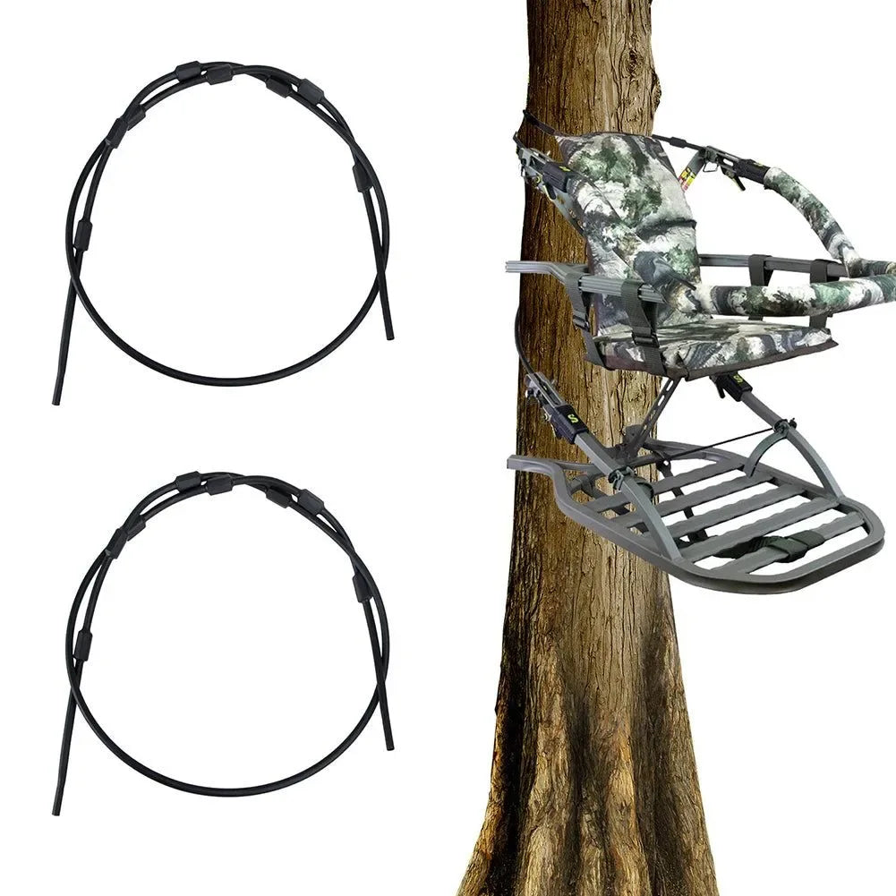 Heavy-Duty Tree Stand Replacement Cables - Adjustable Treestand Accessories (1/2-Piece Set) - Trekker Essentials