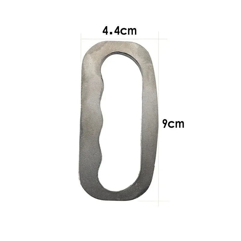 High Carbon Steel Striker Flint - Primitive Fire Starter - Camping Outdoor Lighter - Survival Gear (No Stone) - Trekker Essentials