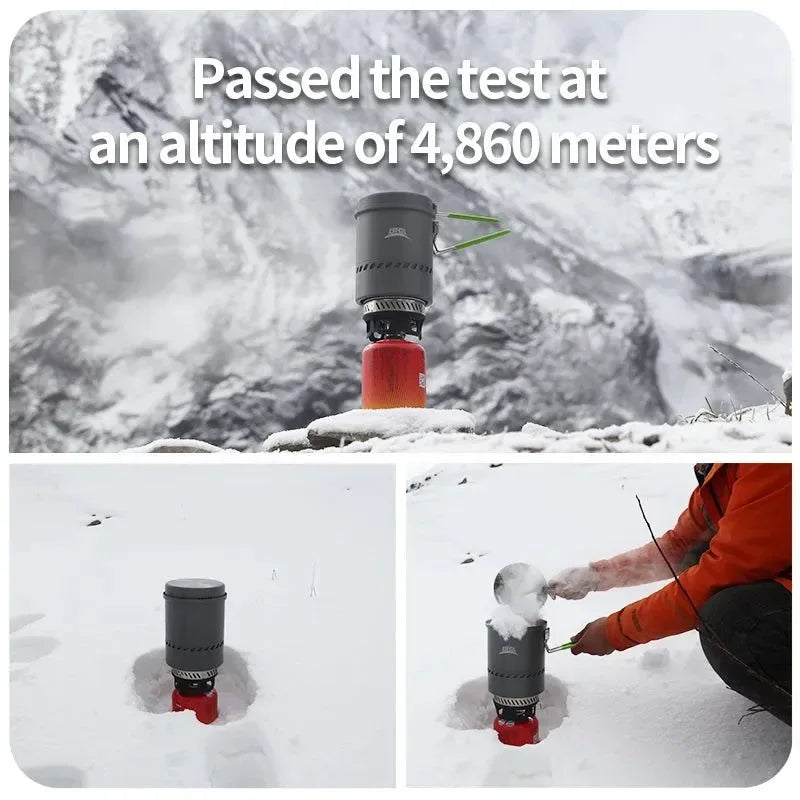 High-Efficiency Outdoor Reactor Head for Windproof Heating & Fast Water Boiling - Trekker Essentials