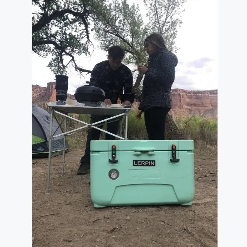 High-Performance 50QT Rotomolded Cooler Box - Waterproof, Insulated, and Durable - Trekker Essentials