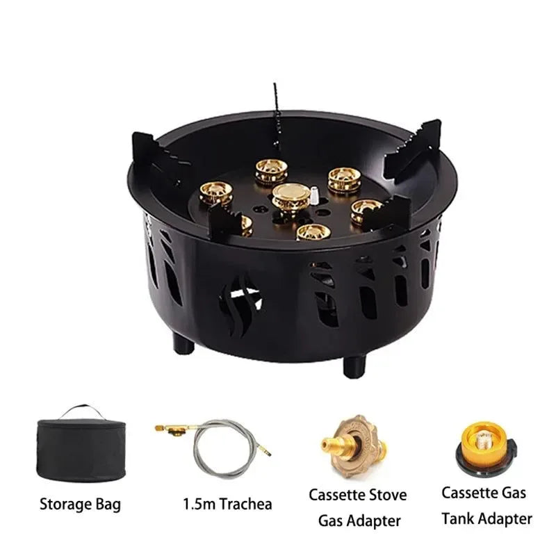 High Power 20000W Portable Camping Stove, Windproof Multi Gas Burner - Trekker Essentials