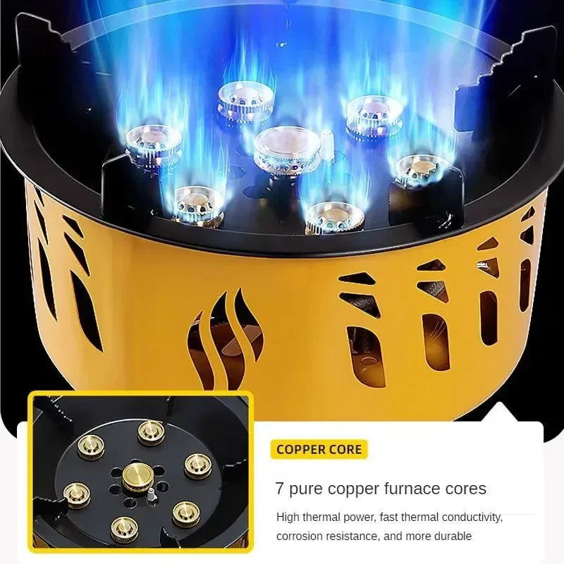 High Power 20000W Portable Camping Stove, Windproof Multi Gas Burner - Trekker Essentials