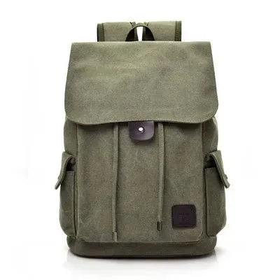 High-Quality Canvas Men’s Backpack - Large Shoulder School Bag for Travel, Camping, and Fashion - Trekker Essentials