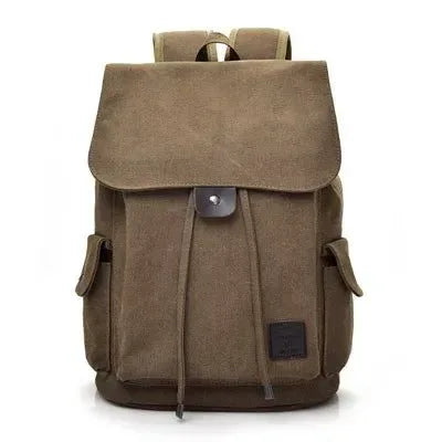 High-Quality Canvas Men’s Backpack - Large Shoulder School Bag for Travel, Camping, and Fashion - Trekker Essentials
