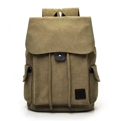 High-Quality Canvas Men’s Backpack - Large Shoulder School Bag for Travel, Camping, and Fashion - Trekker Essentials