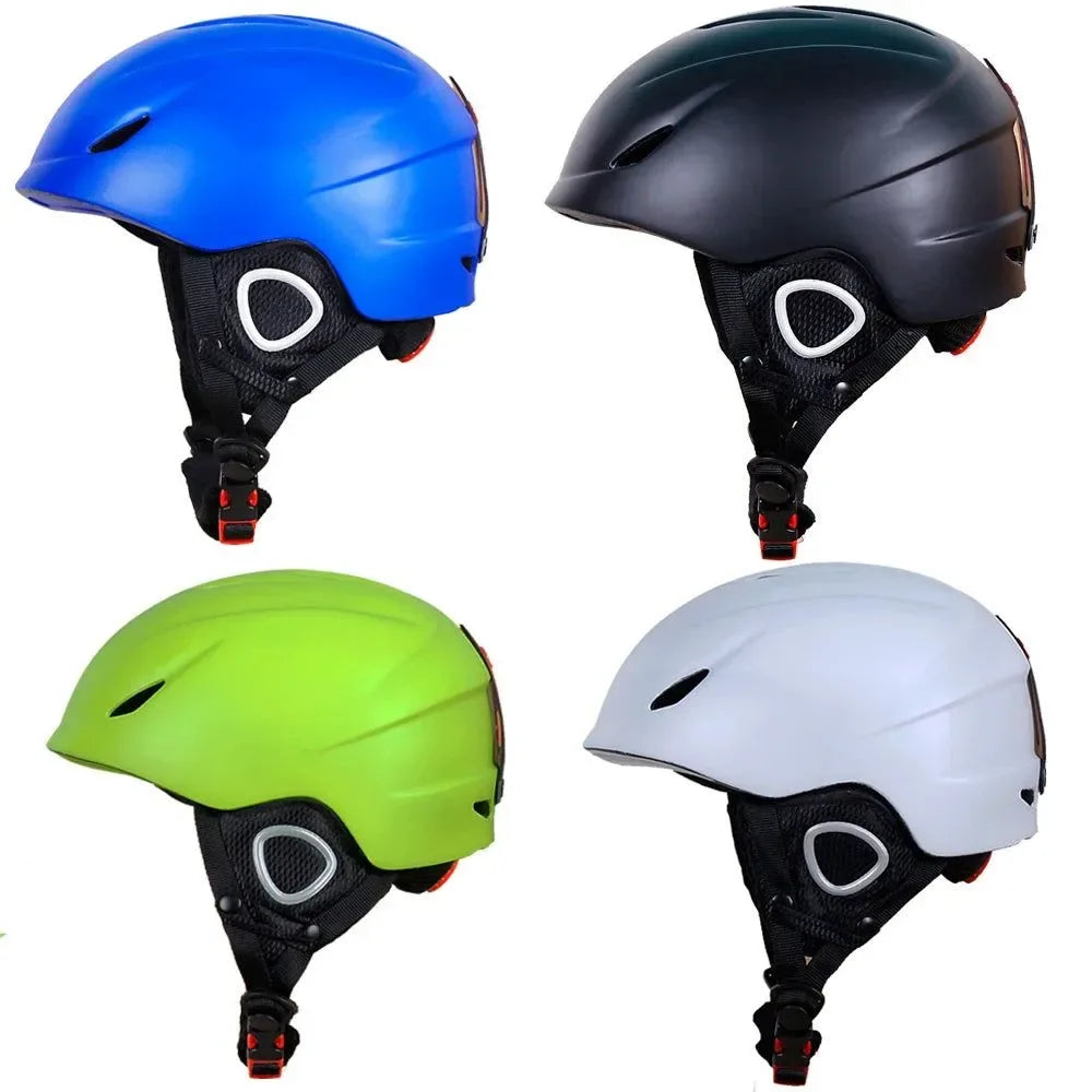 High-Quality Unisex Red Ice Skate & Snow Sports Helmet - Integrated Molding Ultralight Safety Cap - Trekker Essentials