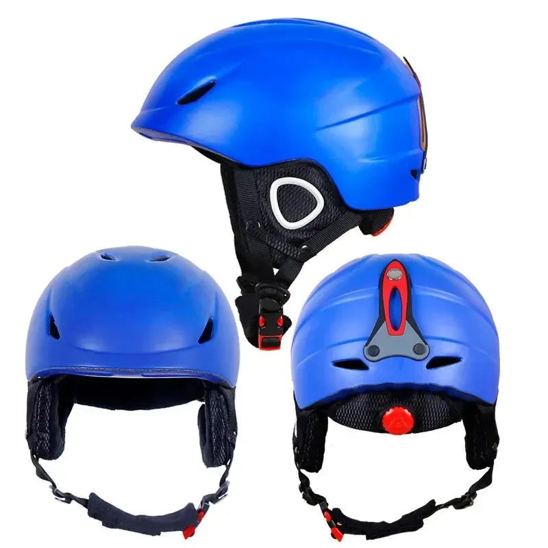High-Quality Unisex Red Ice Skate & Snow Sports Helmet - Integrated Molding Ultralight Safety Cap - Trekker Essentials