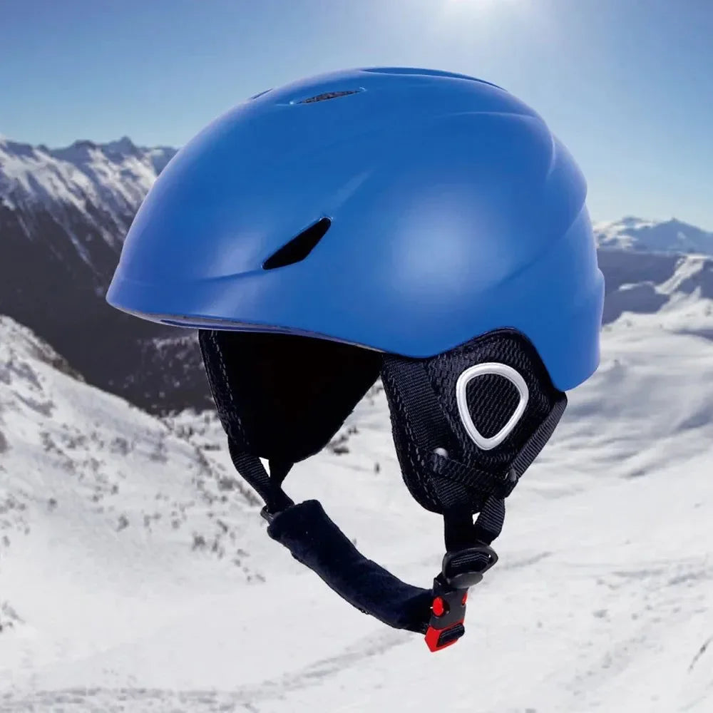 High-Quality Unisex Red Ice Skate & Snow Sports Helmet - Integrated Molding Ultralight Safety Cap - Trekker Essentials