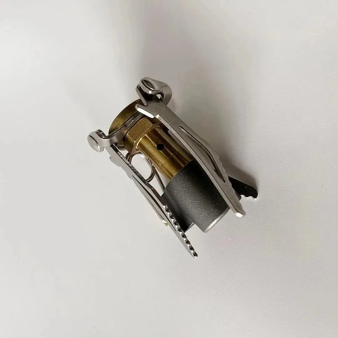 Hikevictor Portable Camping Stove - Foldable Mini Cooker for Outdoor Picnic, Pocket Burner Cooking Gas Survival Stove (3000W) - Trekker Essentials