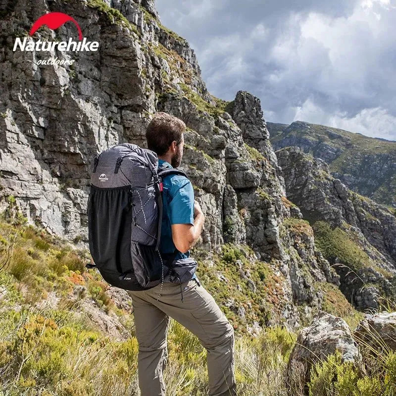 Hiking Backpack Outdoor Sports Bag - 60+5L Large Capacity Ergonomic Design Waterproof Camping Travel Backpack - Trekker Essentials