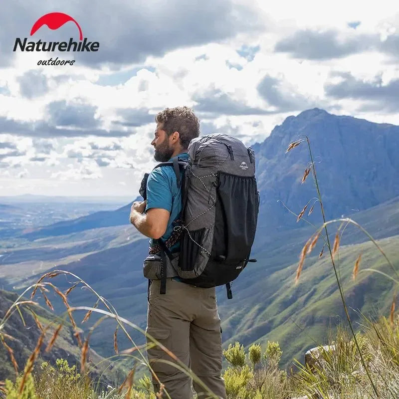 Hiking Backpack Outdoor Sports Bag - 60+5L Large Capacity Ergonomic Design Waterproof Camping Travel Backpack - Trekker Essentials