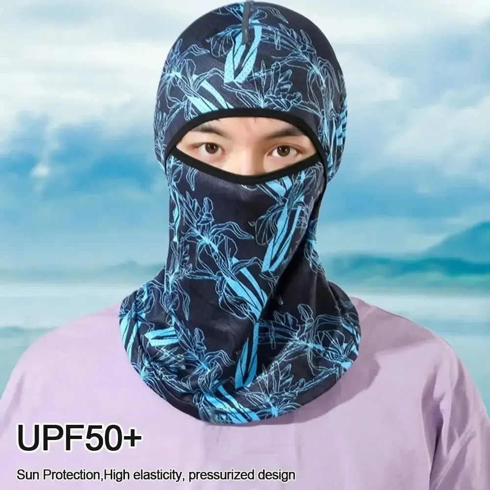 Hiking Scarves Motorcycle Cycling Helmet Hat - Sun Protection Balaclava Cooling Neck Face Cover Full Face Cap - Trekker Essentials