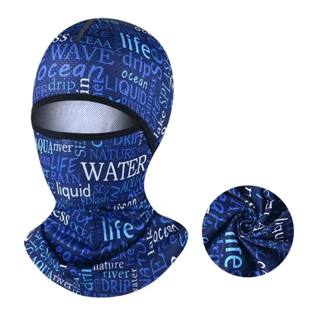 Hiking Scarves Motorcycle Cycling Helmet Hat - Sun Protection Balaclava Cooling Neck Face Cover Full Face Cap - Trekker Essentials