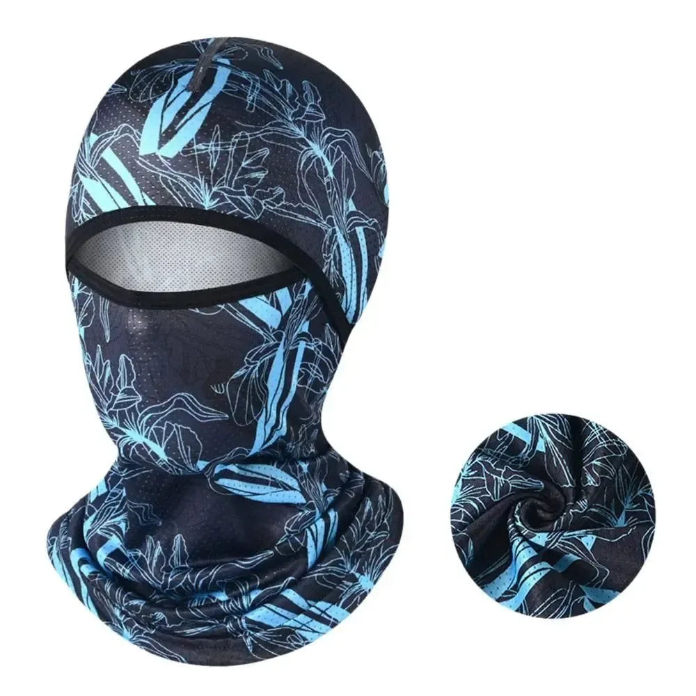 Hiking Scarves Motorcycle Cycling Helmet Hat - Sun Protection Balaclava Cooling Neck Face Cover Full Face Cap - Trekker Essentials