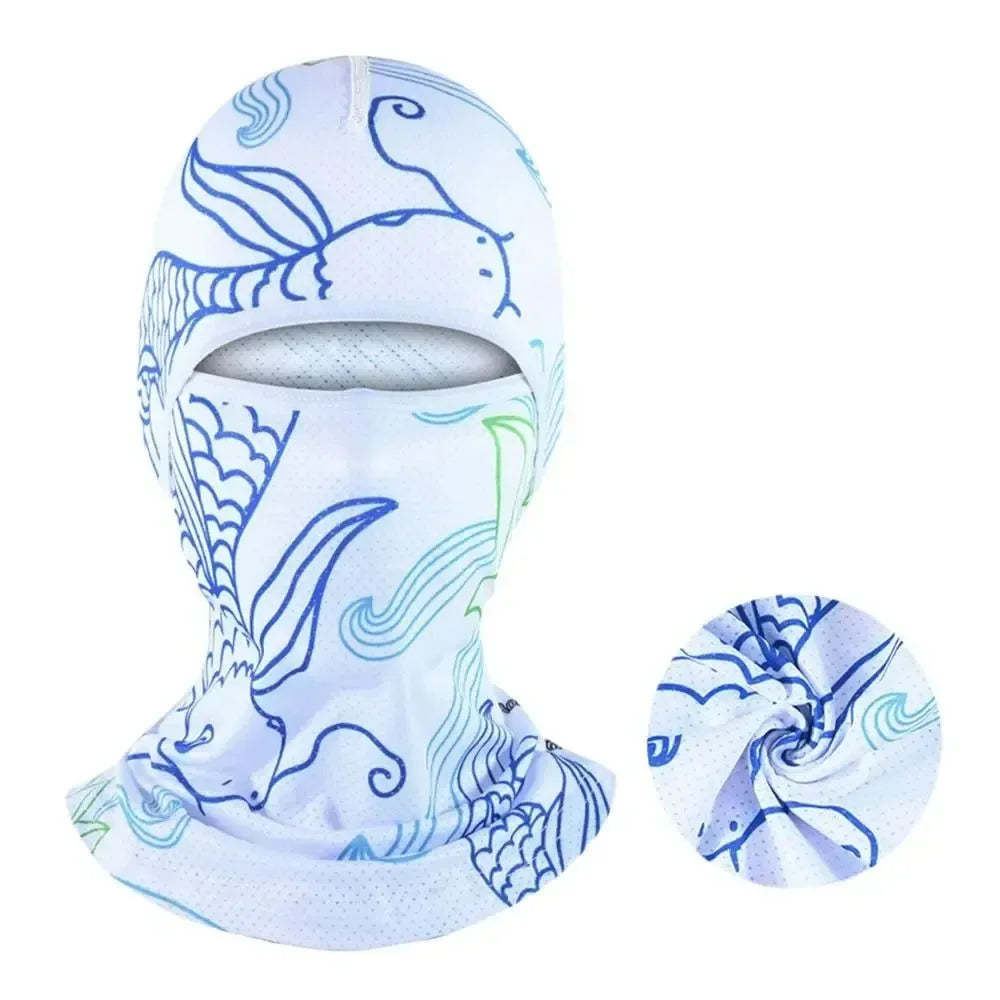 Hiking Scarves Motorcycle Cycling Helmet Hat - Sun Protection Balaclava Cooling Neck Face Cover Full Face Cap - Trekker Essentials