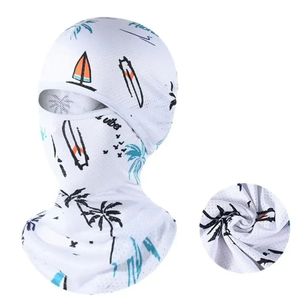 Hiking Scarves Motorcycle Cycling Helmet Hat - Sun Protection Balaclava Cooling Neck Face Cover Full Face Cap - Trekker Essentials