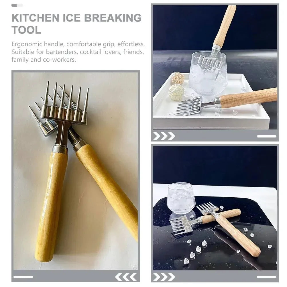 Ice Chipper Picks for Crushed Ice, Cube Crushing, Fishing, and Bar Use - Trekker Essentials