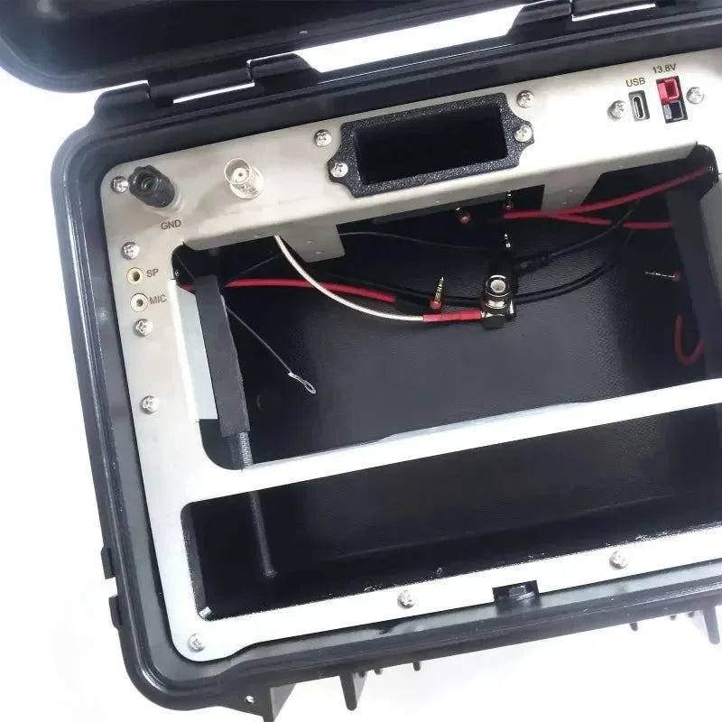 ICOM IC-705 Outdoor Survival Radio with Special Waterproof Box and Metal Panel for Disaster Emergency Communications - Trekker Essentials