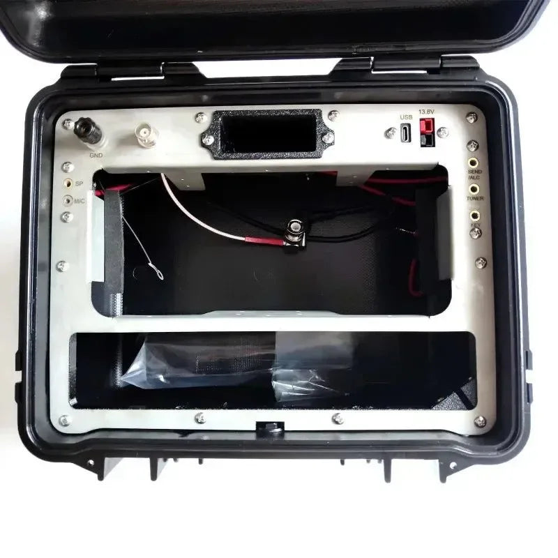 ICOM IC-705 Outdoor Survival Radio with Special Waterproof Box and Metal Panel for Disaster Emergency Communications - Trekker Essentials