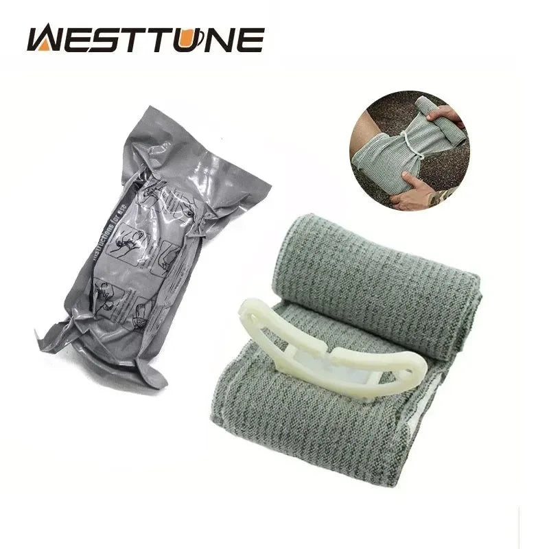 inch Israel Bandage - Essential Outdoor First Aid Trauma Kit for Emergency Hemostasis - Trekker Essentials