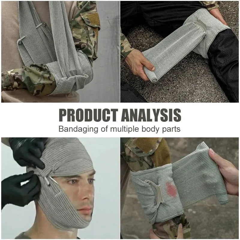 inch Israel Bandage - Essential Outdoor First Aid Trauma Kit for Emergency Hemostasis - Trekker Essentials