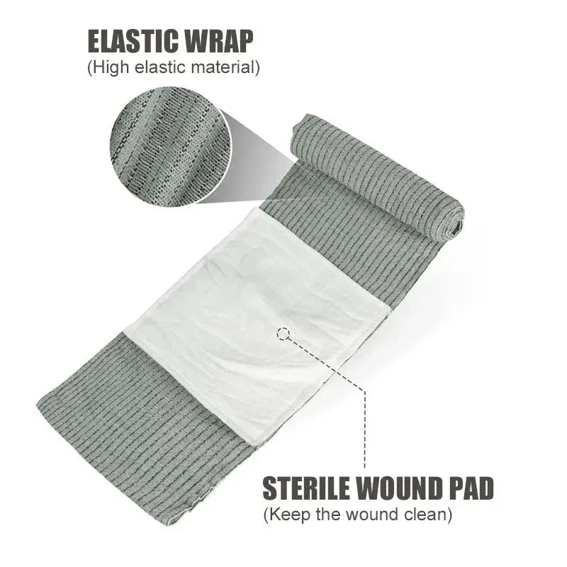 inch Israel Bandage - Essential Outdoor First Aid Trauma Kit for Emergency Hemostasis - Trekker Essentials