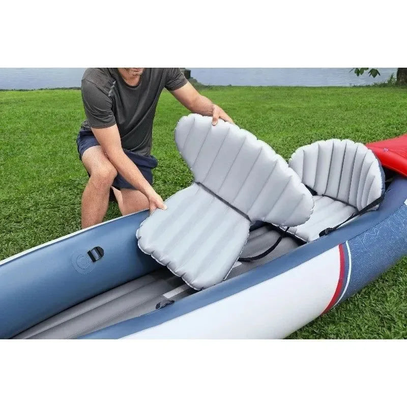 Inflatable 2-Person Fishing Kayak – Lite-Rapid Design for Easy Transport - Trekker Essentials