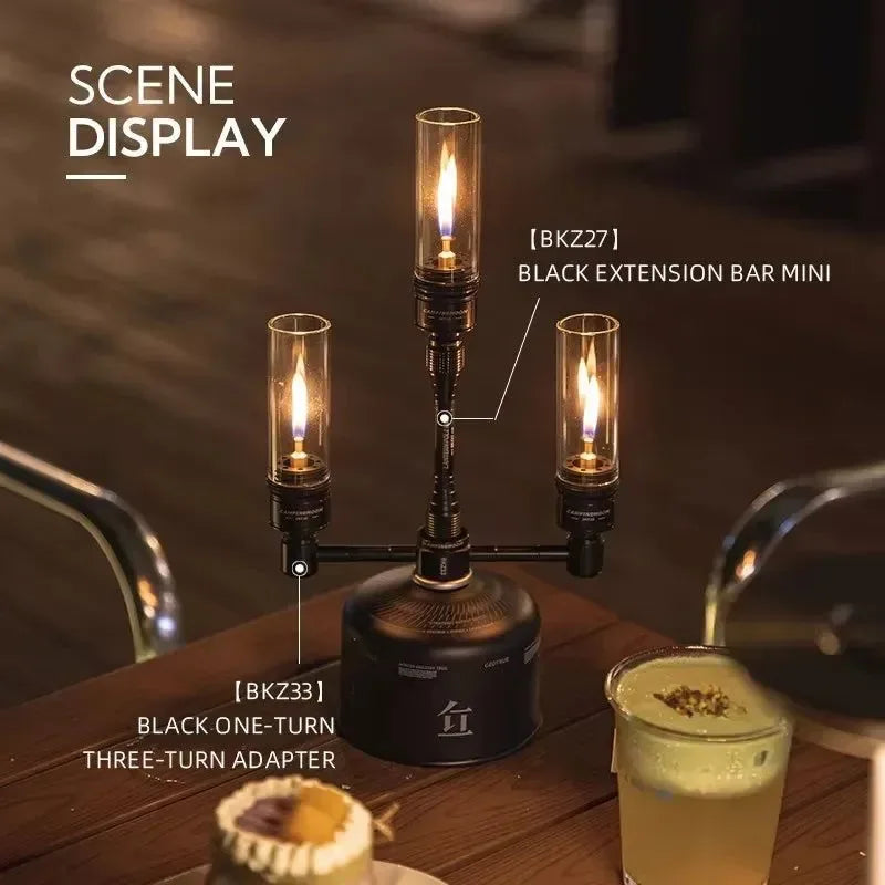 Inflatable Aluminum Camping Lantern - Portable LED Atmosphere Light for Outdoor, BBQ, Glamping & Emergency Use (2 Sizes) - Trekker Essentials