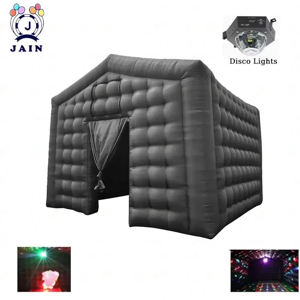 Inflatable Cube Disco Tent – 20x20ft Portable Party Pavilion with 950W Blower - Trekker Essentials