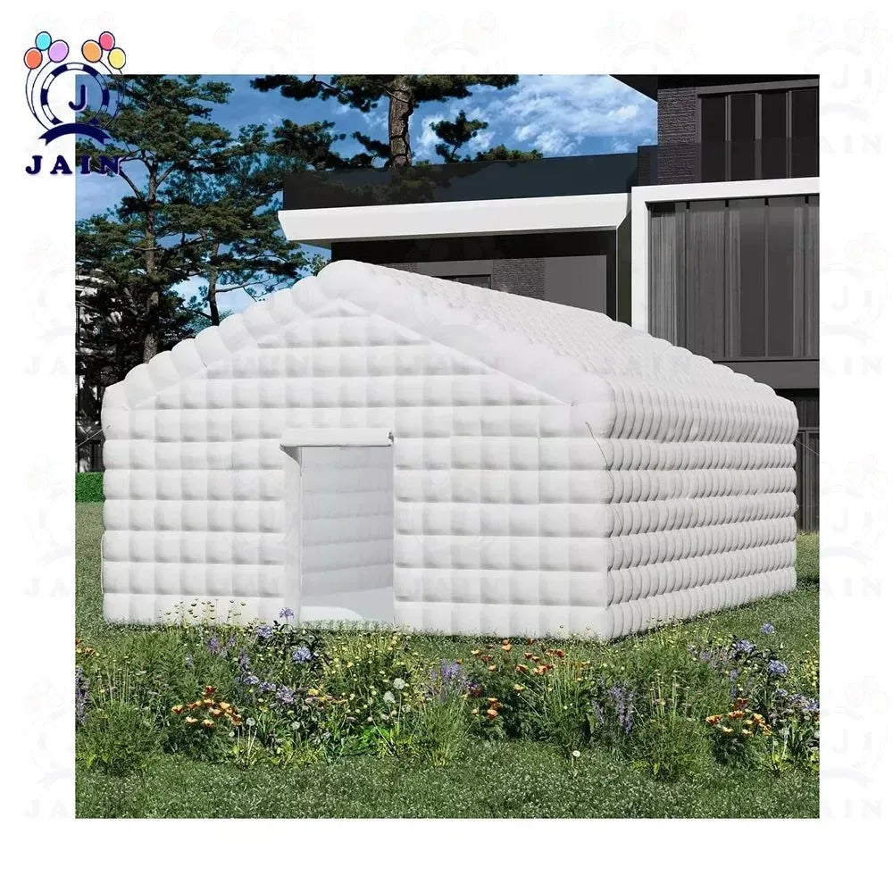 Inflatable Cube Disco Tent – 20x20ft Portable Party Pavilion with 950W Blower - Trekker Essentials