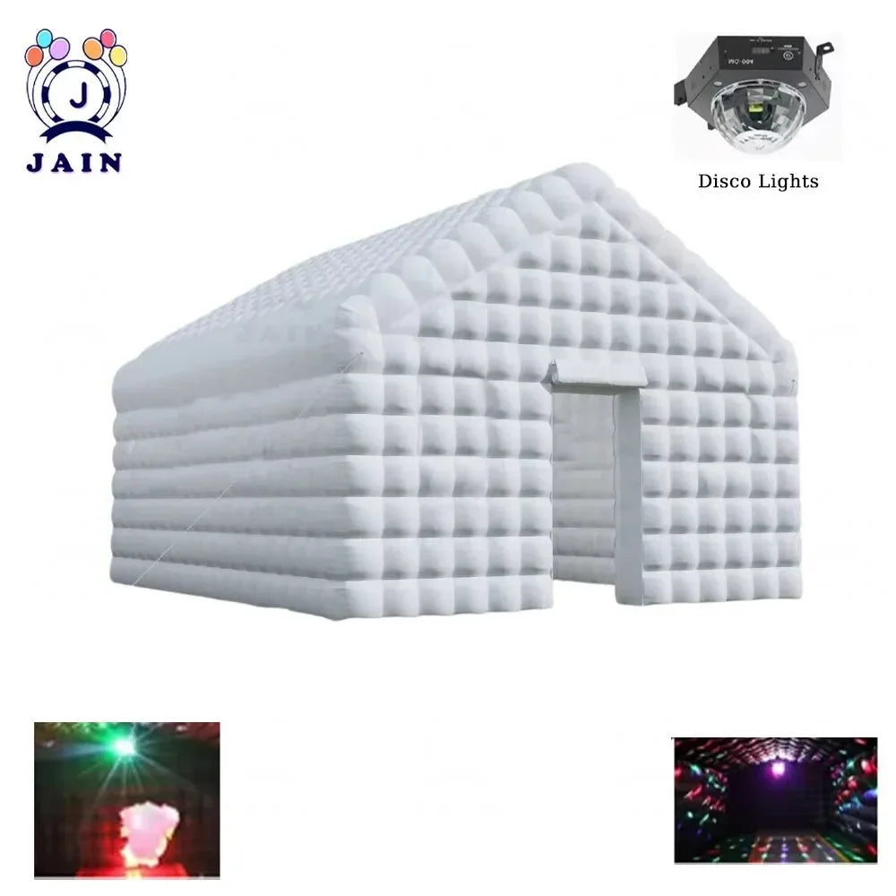 Inflatable Cube Disco Tent – 20x20ft Portable Party Pavilion with 950W Blower - Trekker Essentials