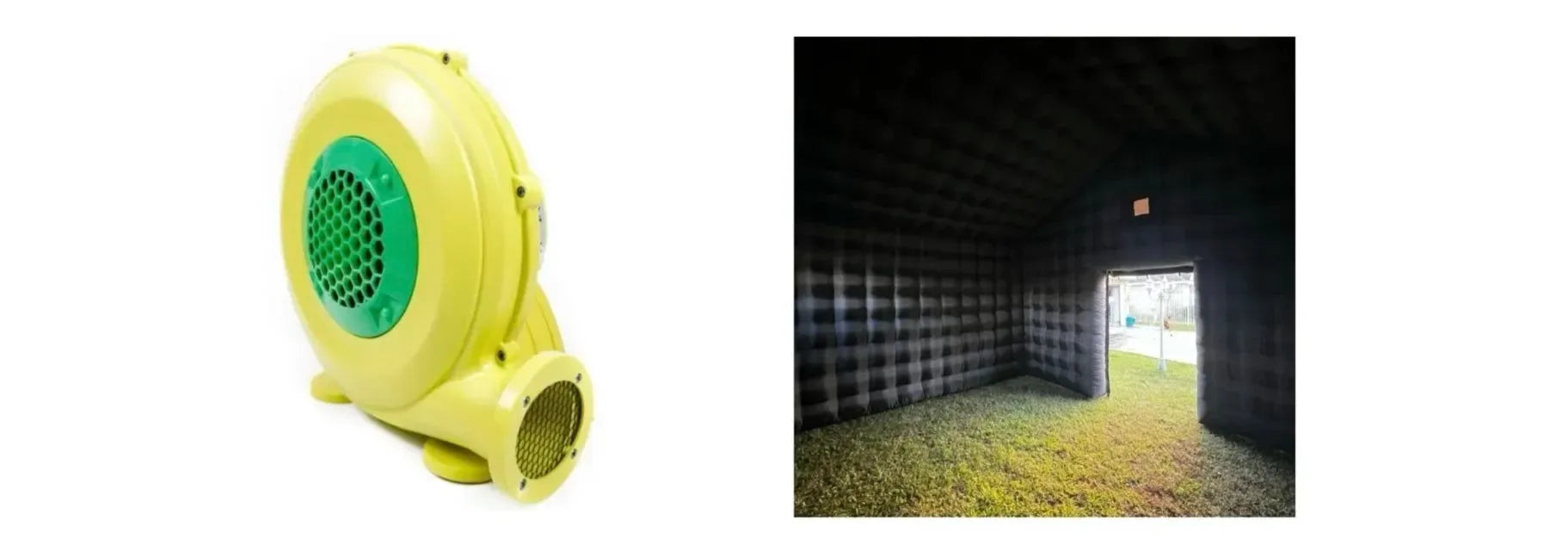 Inflatable Cube Disco Tent – 20x20ft Portable Party Pavilion with 950W Blower - Trekker Essentials