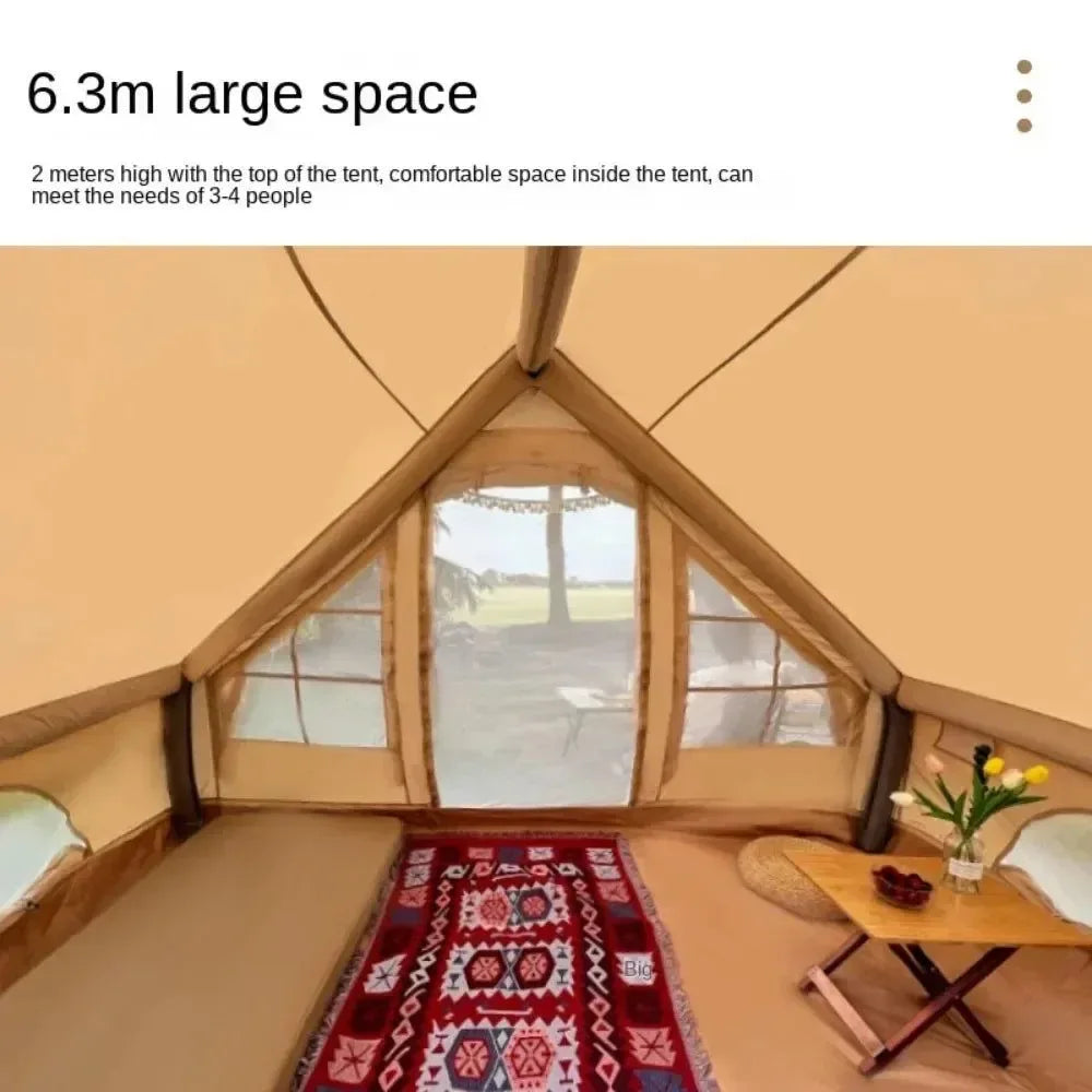 Inflatable Roof Tent - Waterproof Luxury Camping Hotel Tent for 5-8 People - Trekker Essentials