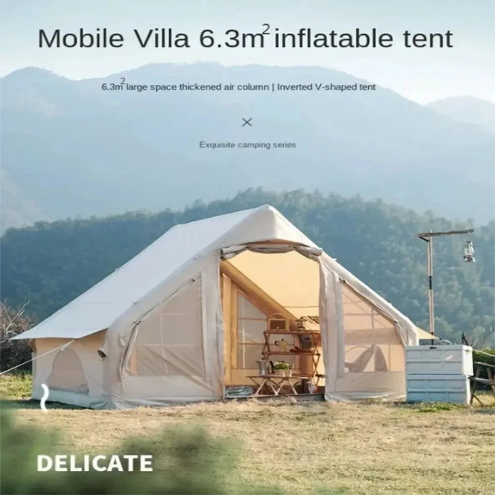 Inflatable Roof Tent - Waterproof Luxury Camping Hotel Tent for 5-8 People - Trekker Essentials