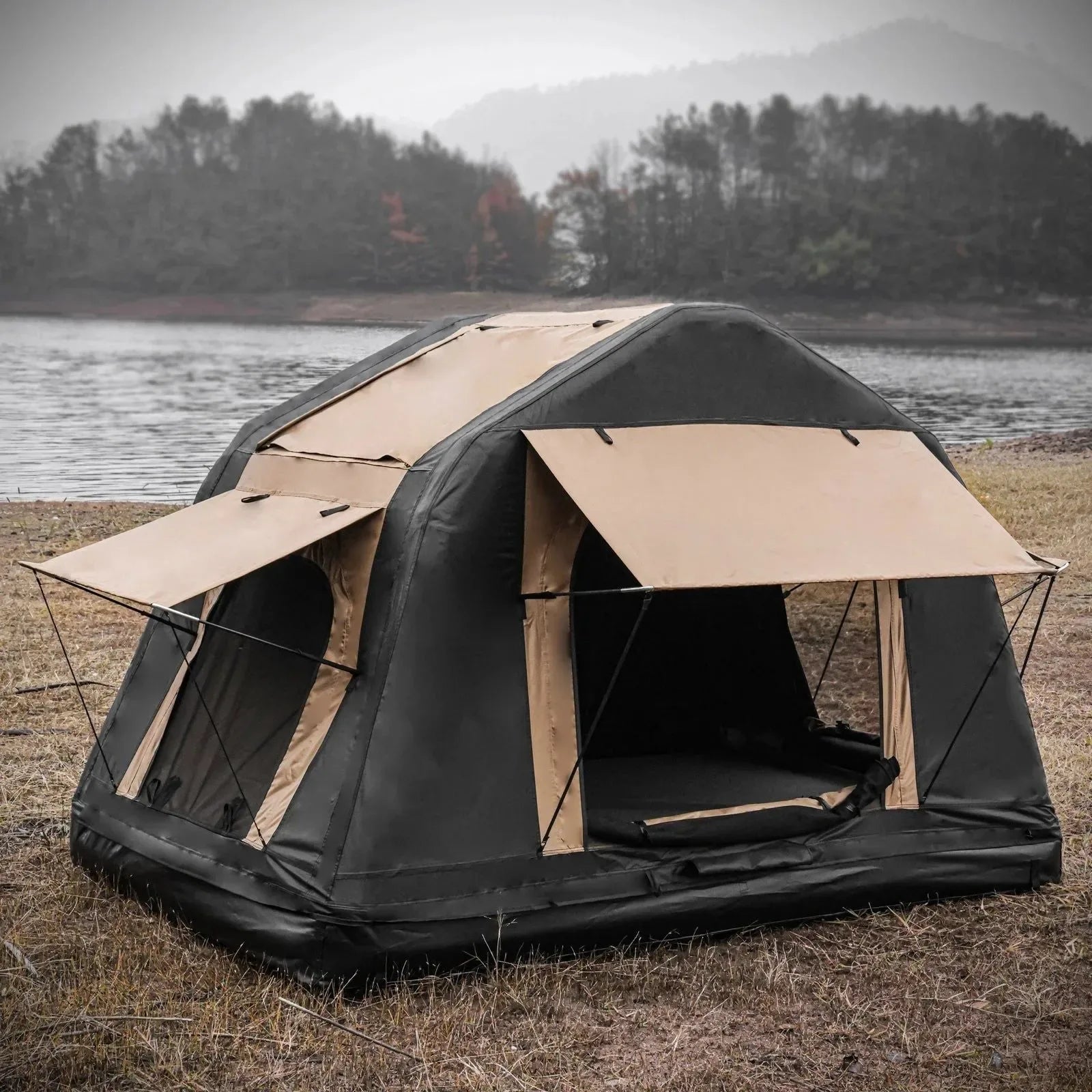 Inflatable Roof Top Tent – Quick-Setup 2-3 Person Camping Tent – Waterproof & Lightweight for SUVs & Trucks - Trekker Essentials