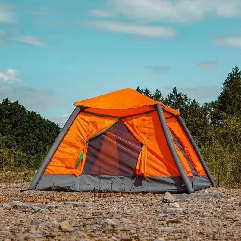 Inflatable Tent Automatic Waterproof for 2-3-4 People Camping Air Tent - Trekker Essentials