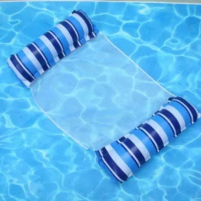 Inflatable Water Hammock Recliner - Floating Swimming Mattress for Pool and Sea - Trekker Essentials