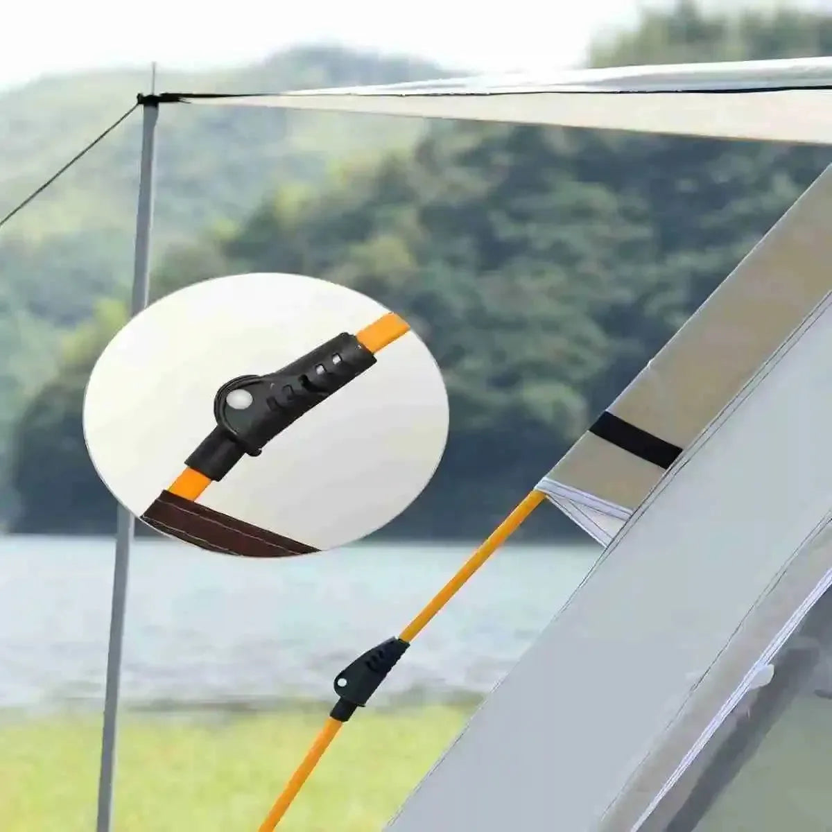 Instant Pop-Up Camping Tent - 4-Season Shelter with Dual Doors & Windows - Trekker Essentials