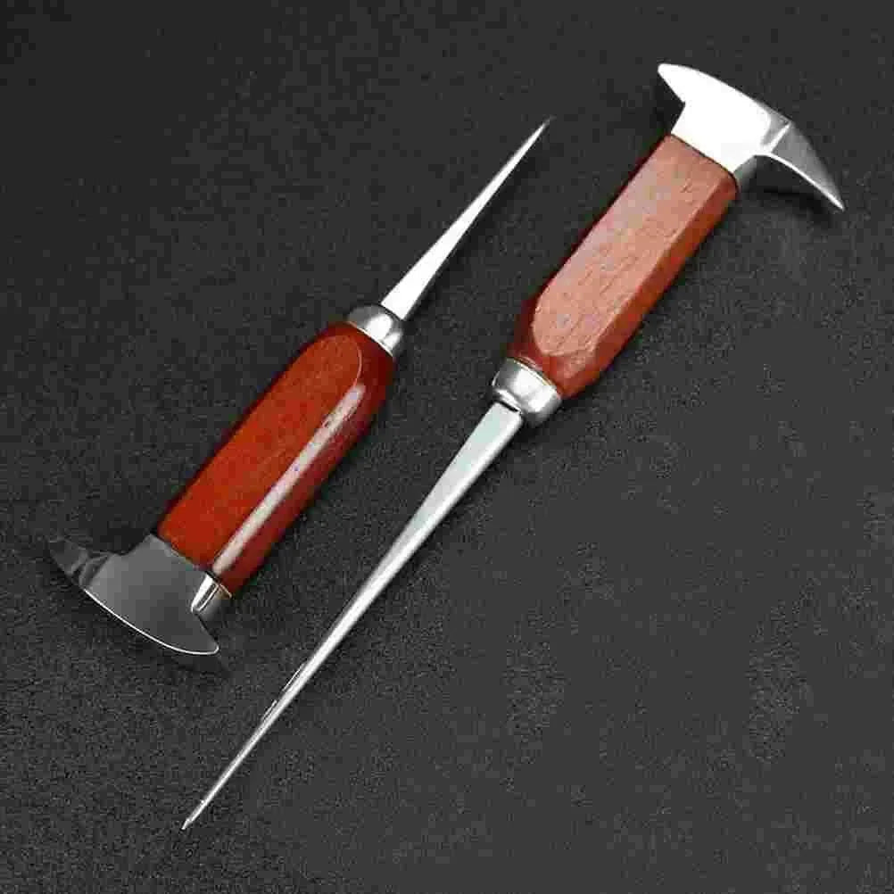 Japanese Style Ice Chipper Breaker Ax – Stainless Steel Bartender Tool with Wooden Handle - Trekker Essentials