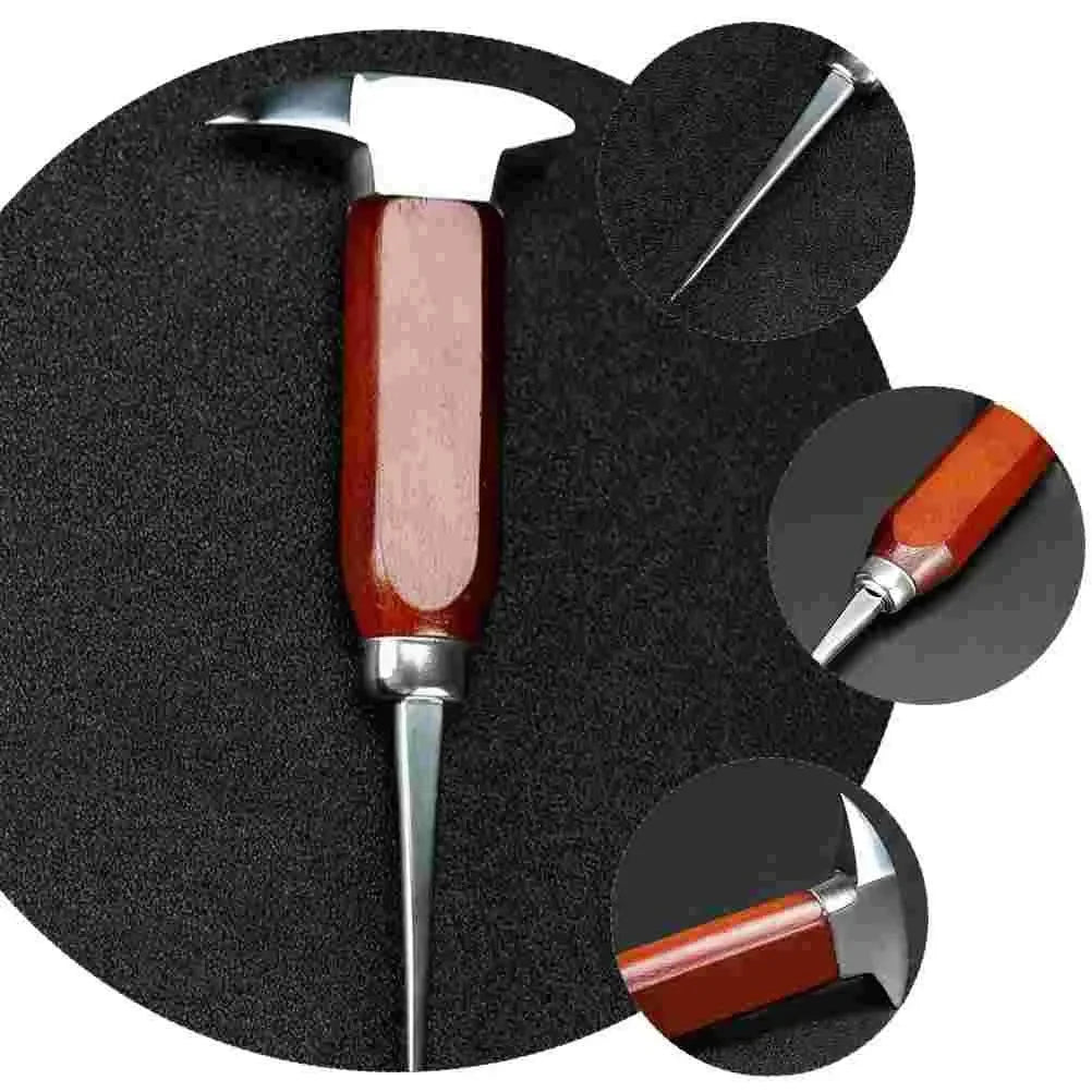 Japanese Style Ice Chipper Breaker Ax – Stainless Steel Bartender Tool with Wooden Handle - Trekker Essentials