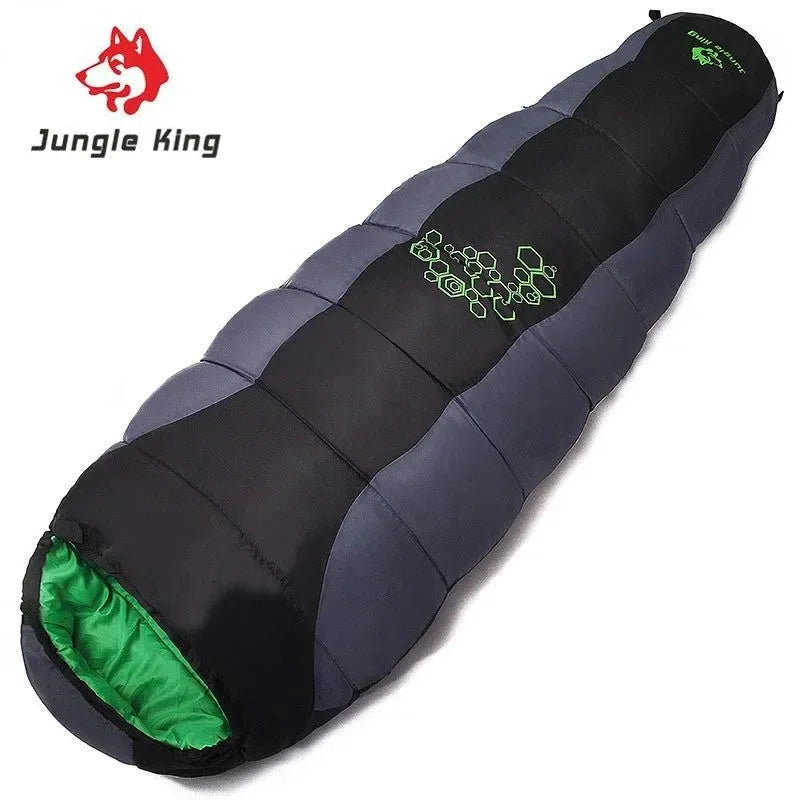 JUNGLE KING CY0901 RL Camping Sleeping Bag - Lightweight, Waterproof, 4 Season - Trekker Essentials