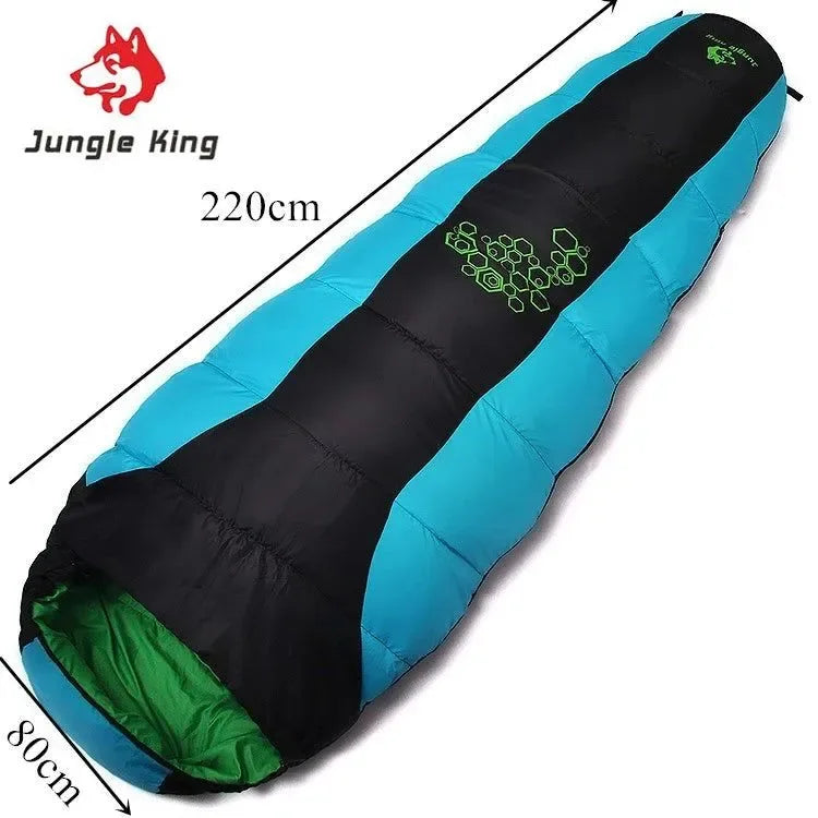 JUNGLE KING CY0901 RL Camping Sleeping Bag - Lightweight, Waterproof, 4 Season - Trekker Essentials