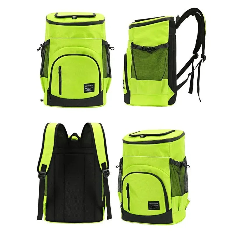Large Capacity 30L Insulated Cooler Backpack – Perfect for Travel, Beach, and Outdoor Adventures - Trekker Essentials