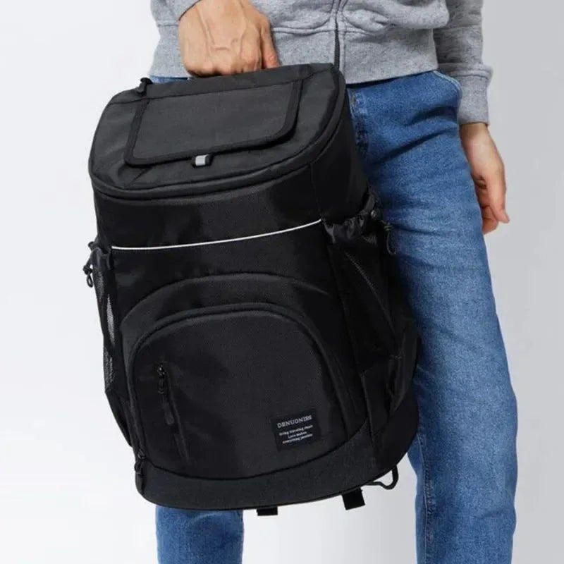 Large Capacity 30L Insulated Cooler Backpack – Perfect for Travel, Beach, and Outdoor Adventures - Trekker Essentials