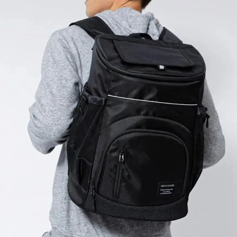 Large Capacity 30L Insulated Cooler Backpack – Perfect for Travel, Beach, and Outdoor Adventures - Trekker Essentials