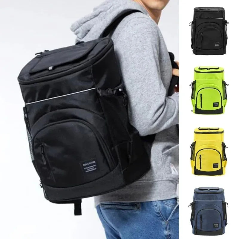 Large Capacity 30L Insulated Cooler Backpack – Perfect for Travel, Beach, and Outdoor Adventures - Trekker Essentials