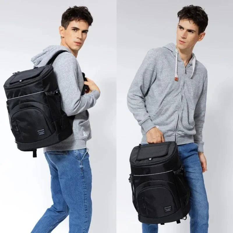 Large Capacity 30L Insulated Cooler Backpack – Perfect for Travel, Beach, and Outdoor Adventures - Trekker Essentials